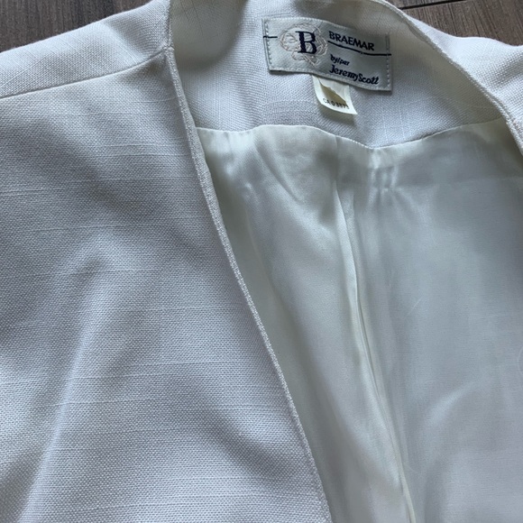 Braemar by Jeremy Scott Cream Blazer - Picture 4 of 4